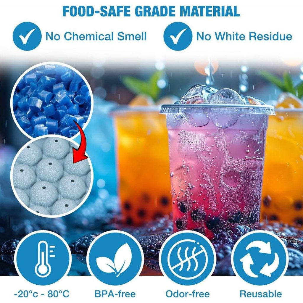 3 Layer Ice Cube Tray Mold Home Ice Compartment Press for Freezer