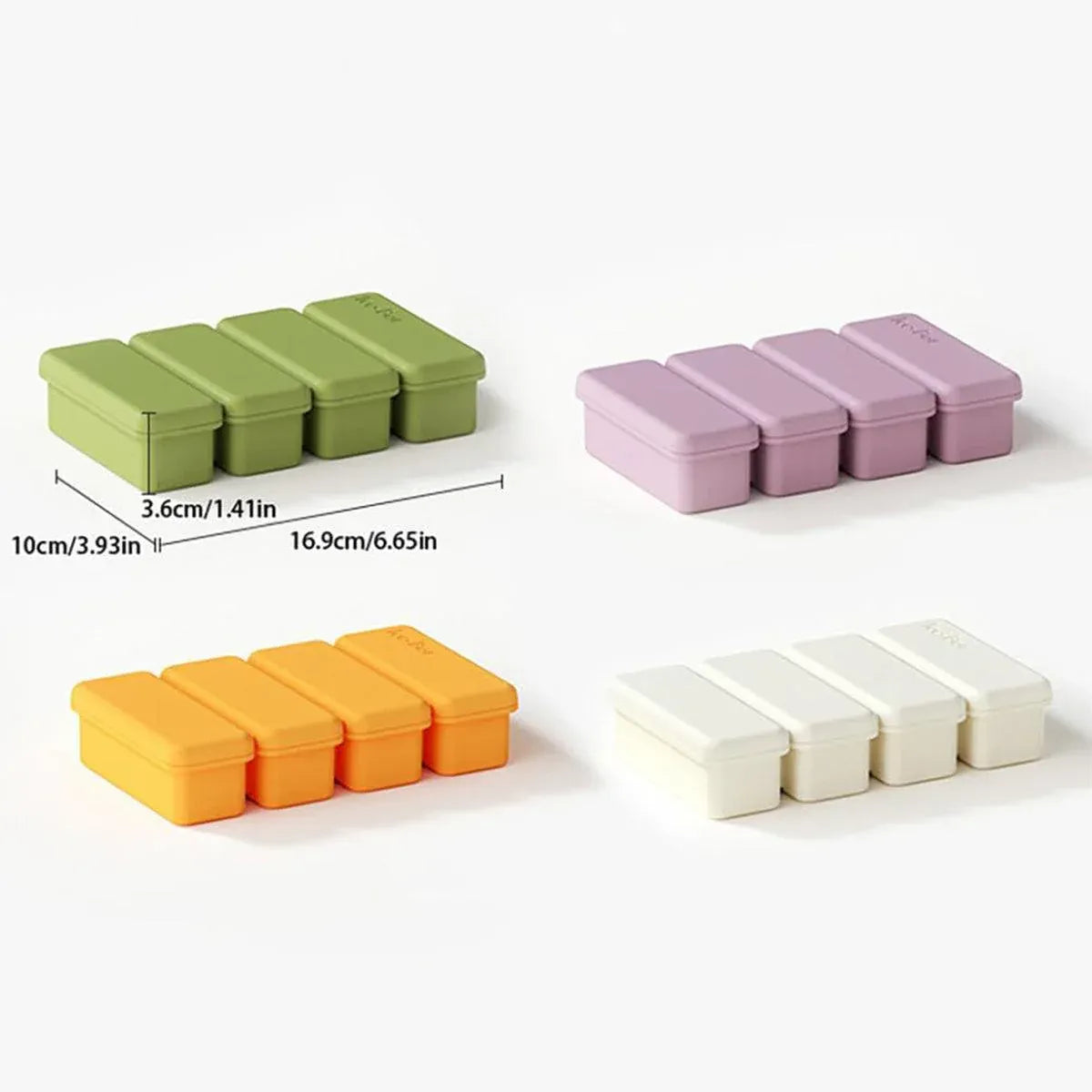 Silicone Ice Cube Tray with Lid