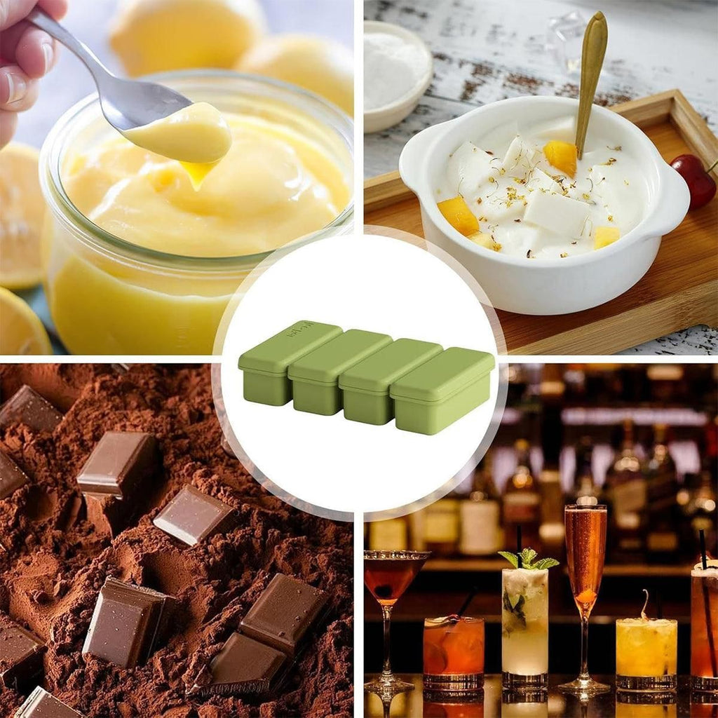 Silicone Ice Cube Tray with Lid