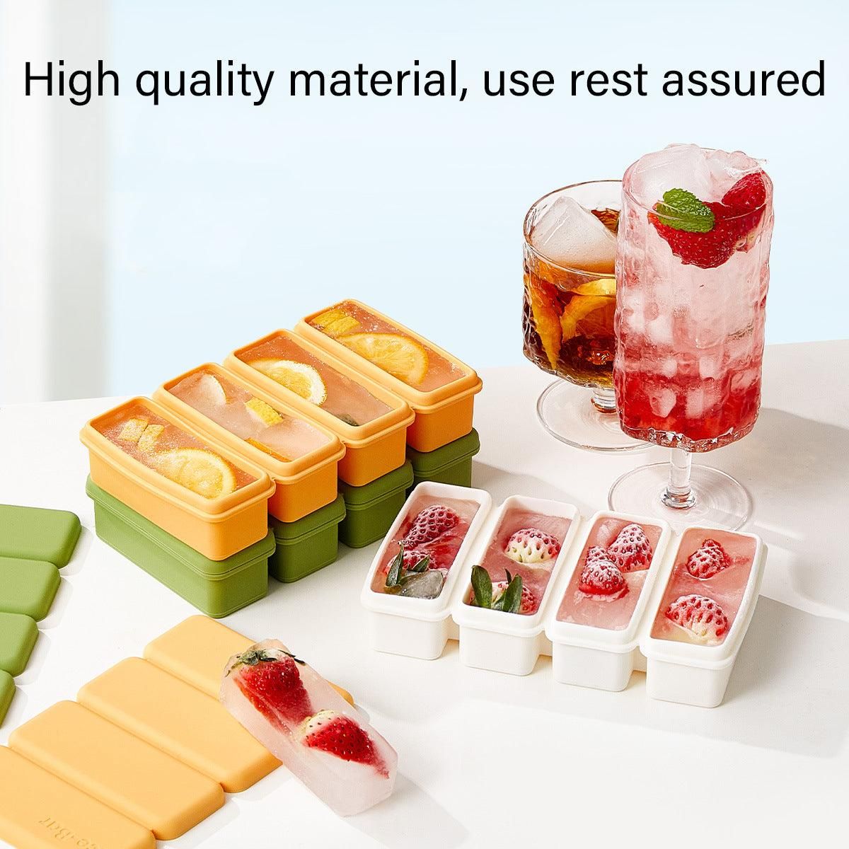 Silicone Ice Cube Tray with Lid