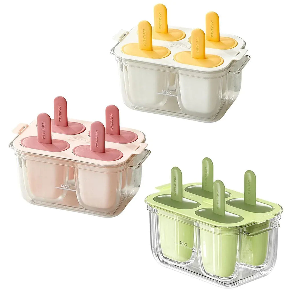 Popsicle Ice Cream Mold DIY Ice Lattice Maker Mould Reusable Home Ice