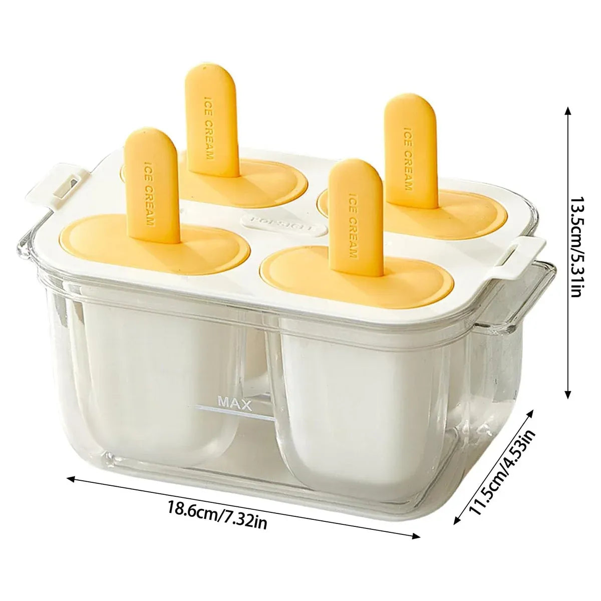 Popsicle Ice Cream Mold DIY Ice Lattice Maker Mould Reusable Home Ice