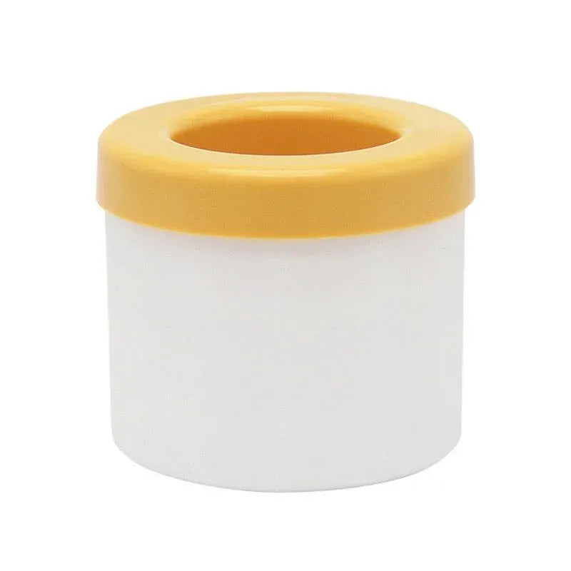 Silicone Ice Bucket Mould, 9 cm, Yellow