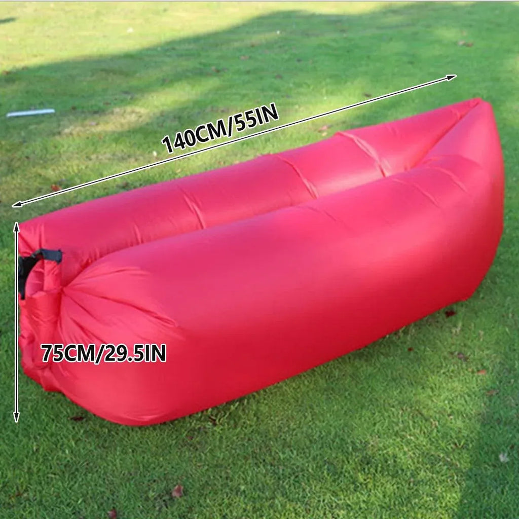 Fast Inflatable Lazy Lounge Air Sofa Bed Camping Beach Hangout