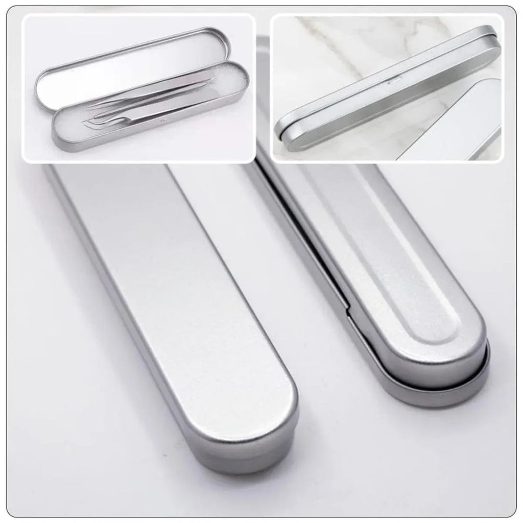 Metal Pencil Tins with Hinged Lid, 20 Pack