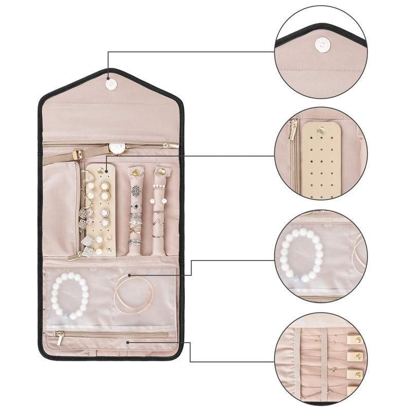 Periea Travel Jewellery Roll, 23 x 15 cm