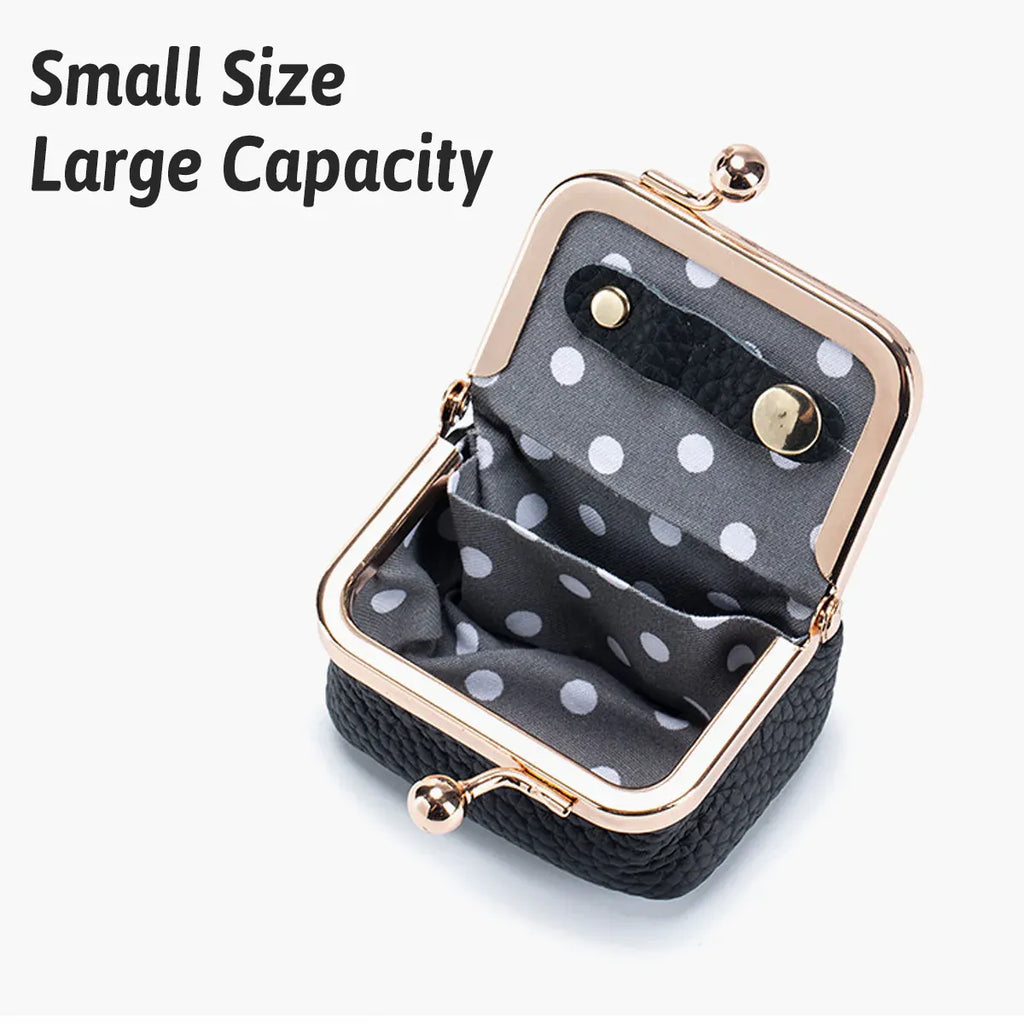 Mini Cowhide Leather Jewellery Pouch, 7.5 x 5.5 x 3.5 cm