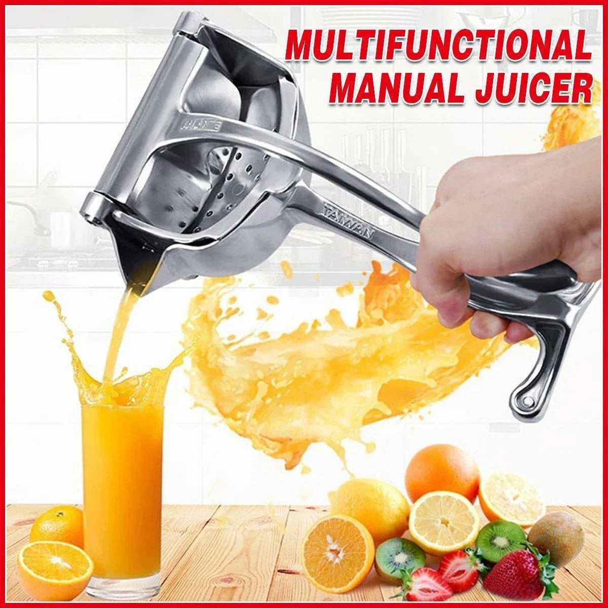 Aluminium Alloy Manual Citrus Juicer with Lever