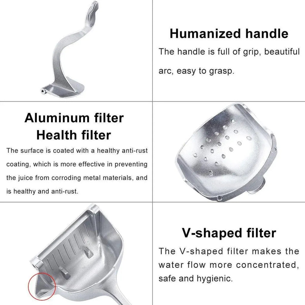 Aluminium Alloy Manual Citrus Juicer with Lever