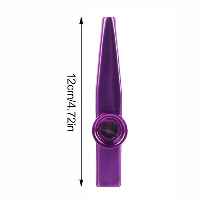 Aluminium Kazoo, 12 x 2.5 cm