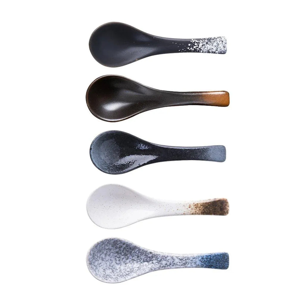 Assorted Soup Spoons, Set of 5