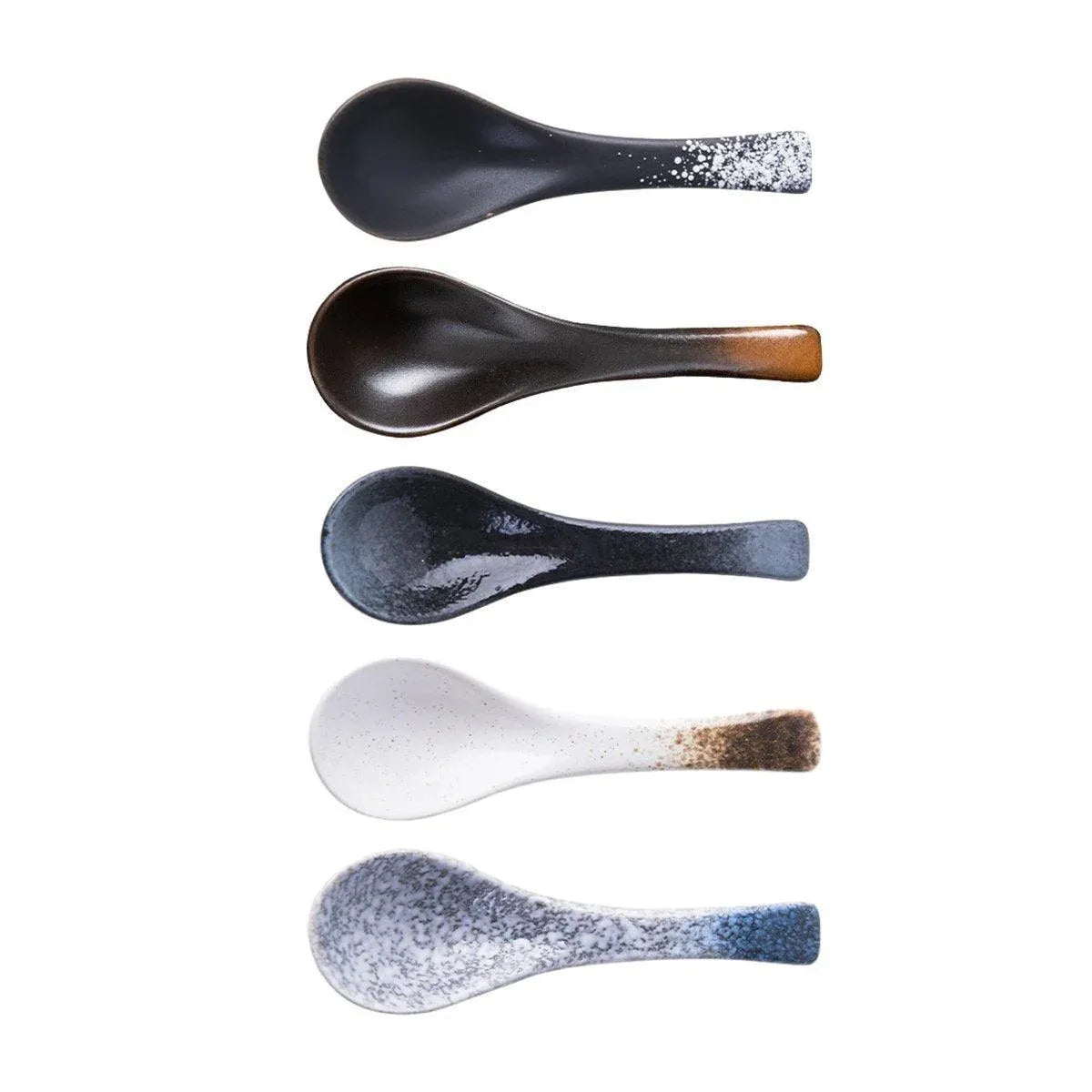 Assorted Soup Spoons, Set of 5