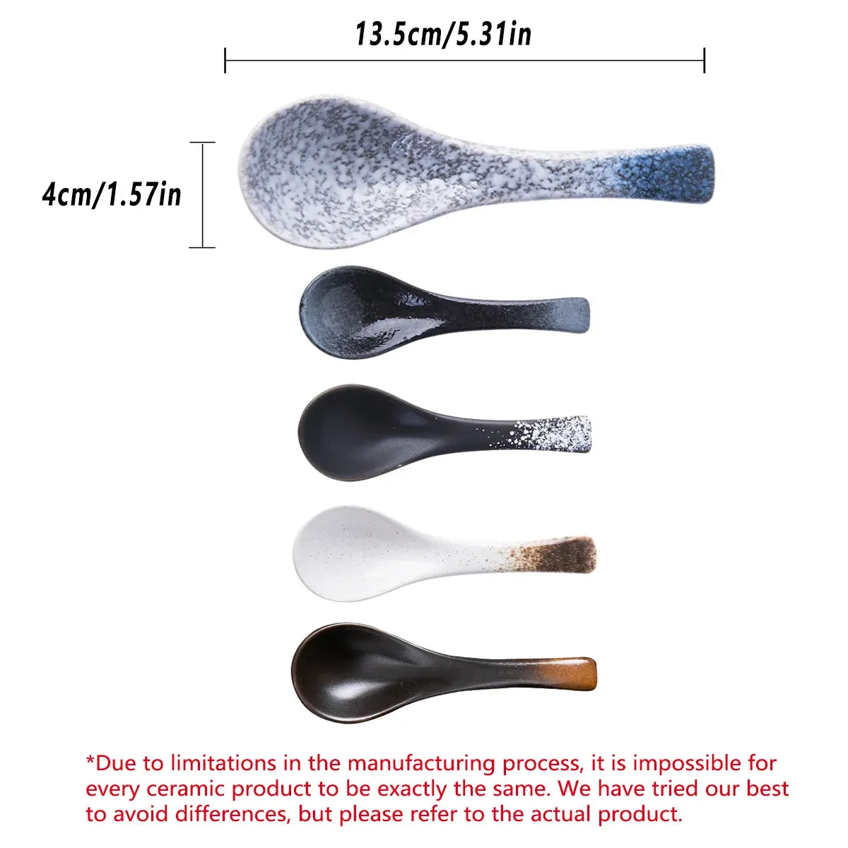 Assorted Soup Spoons, Set of 5