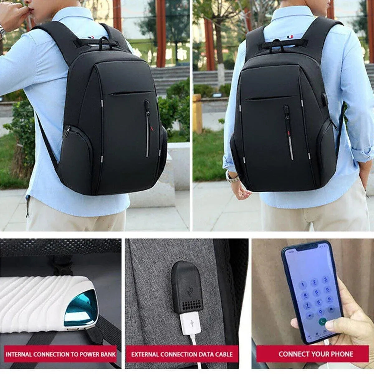 Men Business Bag Laptop Multi Functional Computer Bag Large Capacity