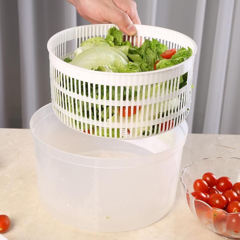 Salad Spinner with Hand Crank, 3 Litres