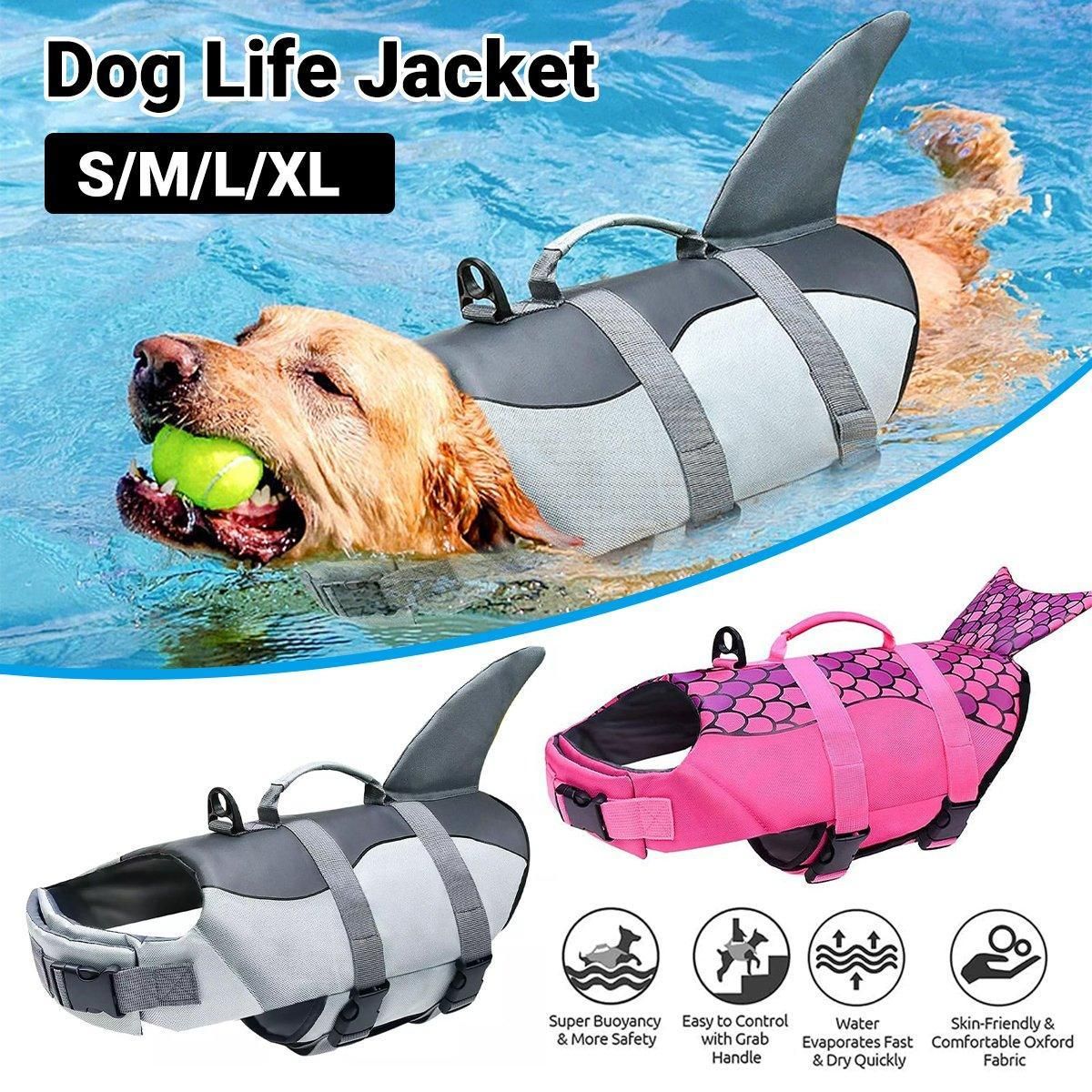Pet Life Jacket Dog Swim Vest Outdoor Water Gear
