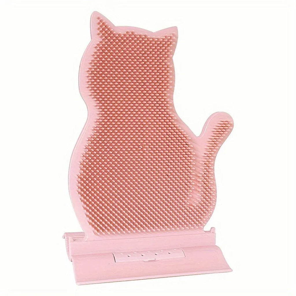 Fixed Tease Cat Scrubber Massage Brush Scratching Toy