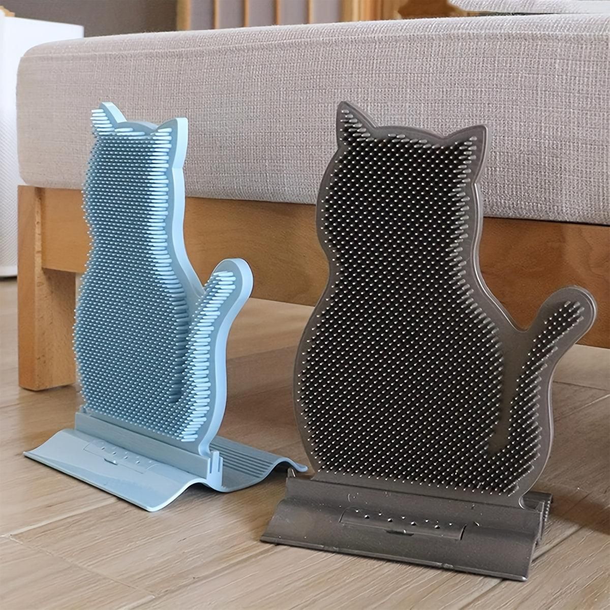 Fixed Tease Cat Scrubber Massage Brush Scratching Toy