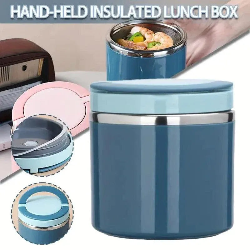 Stainless Steel Insulated Lunch Box Bento Box Thermal Food Container