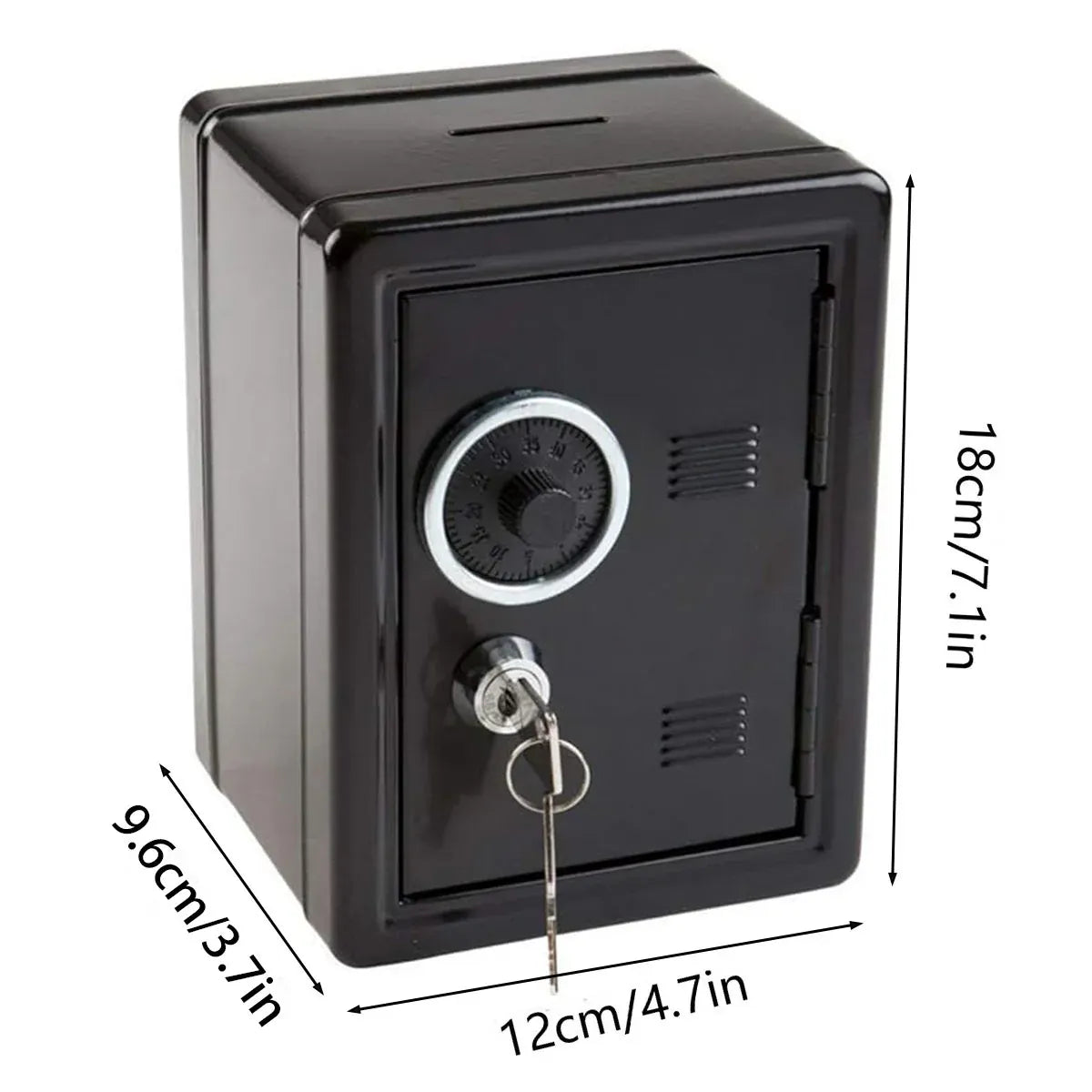 Piggy Bank Safe Cash Register Box Small Household Money Storage Safe