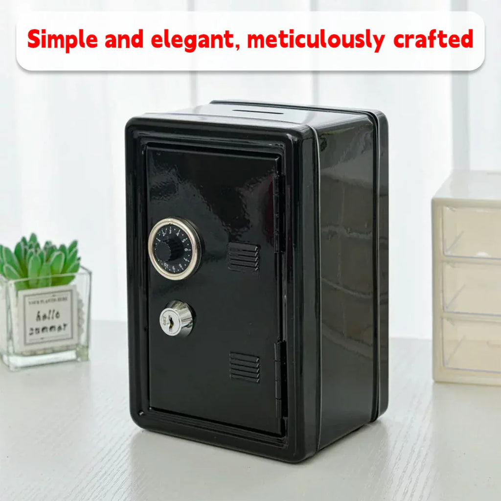 Piggy Bank Safe Cash Register Box Small Household Money Storage Safe