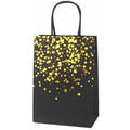 Kraft Paper Heart Gift Bags with Gold Foil, 30 Pack, 16 x 8 x 22 cm