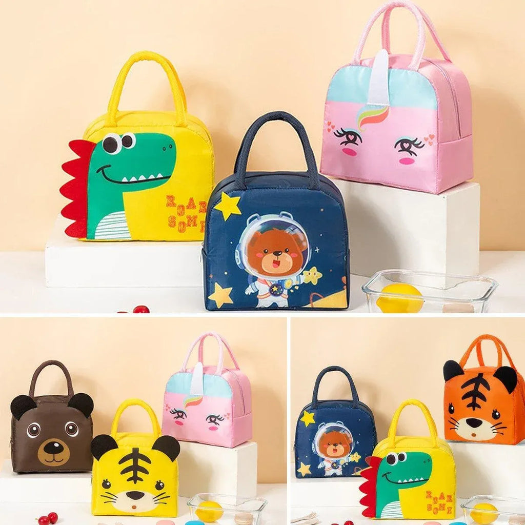 3D Cartoon Insulated Bento Lunch Bag, 23 x 19 x 14 cm