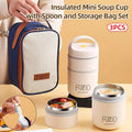 3PCS Insulated Lunch Box Soup Container Portable Breakfast Food