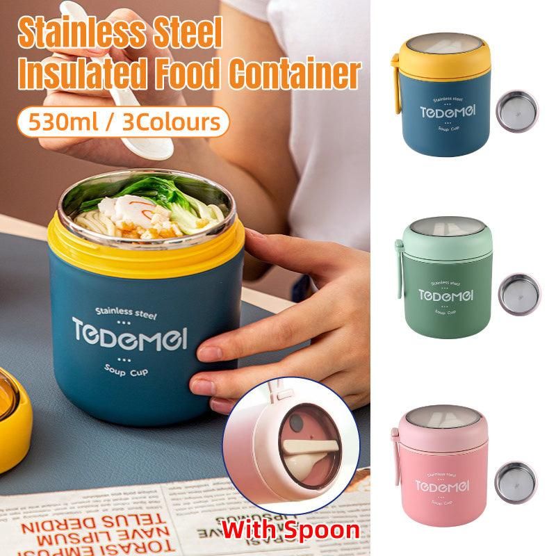 530ml Stainless Steel Insulated Lunch Box Portable Food Storage