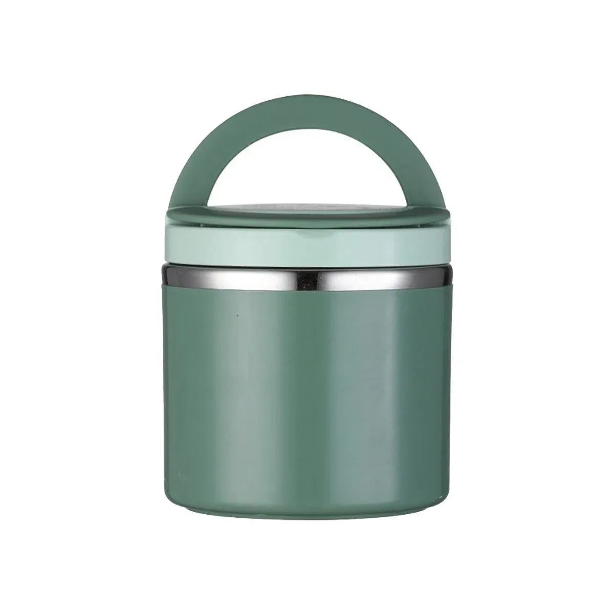 Stainless Steel Insulated Lunch Box, Green, 1 Litre