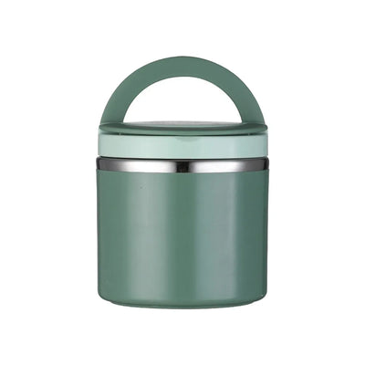 Stainless Steel Insulated Lunch Box, Green, 1 Litre
