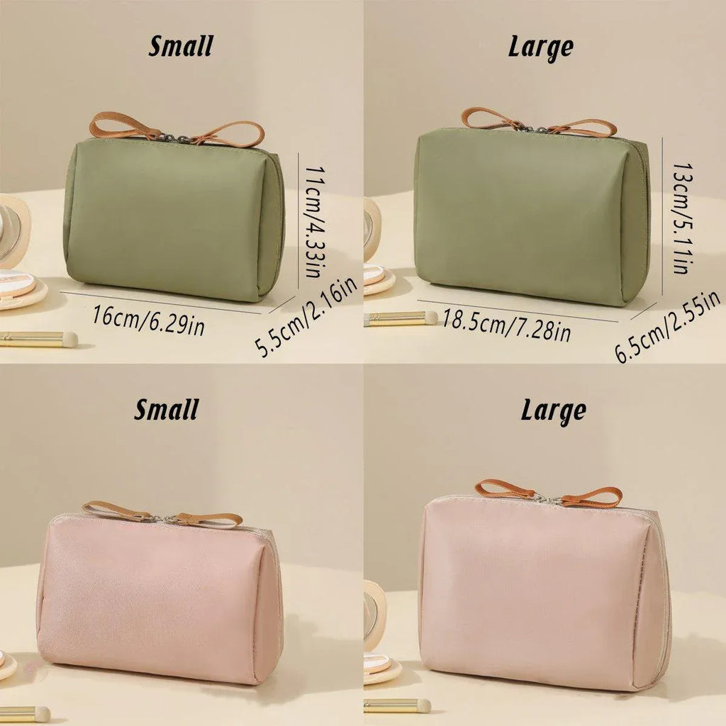 Waterproof Nylon Makeup Bag Set, 4 Pieces