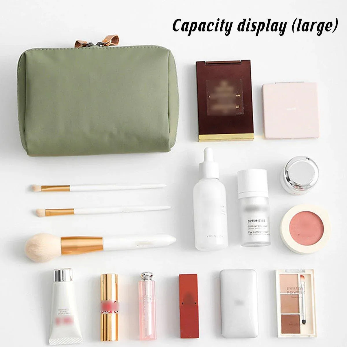 Waterproof Nylon Makeup Bag Set, 4 Pieces