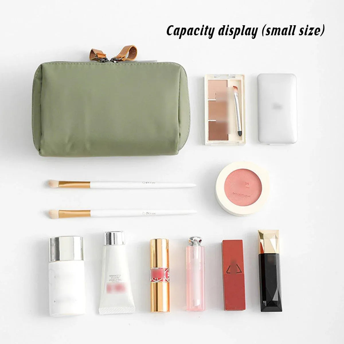 Waterproof Nylon Makeup Bag Set, 4 Pieces