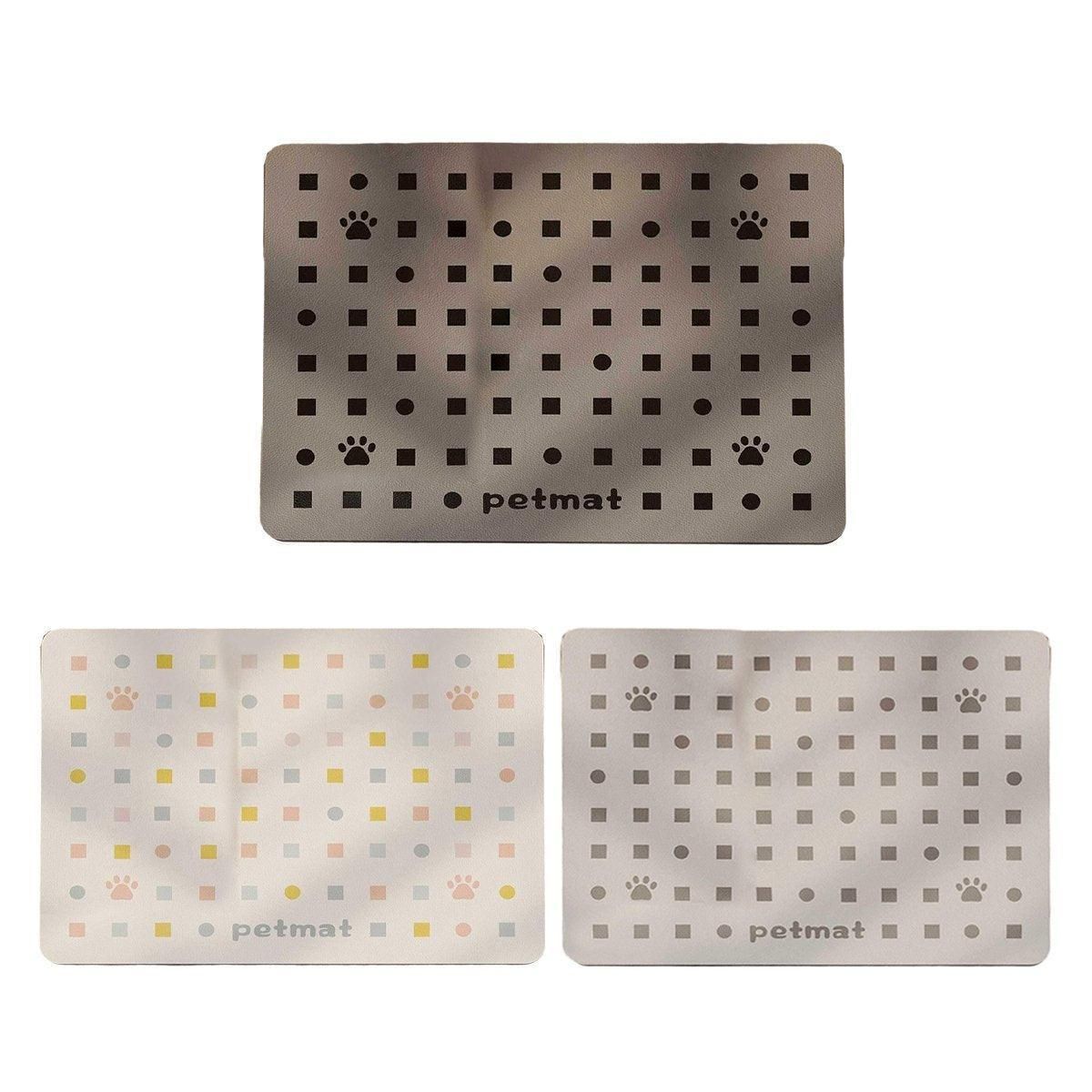 Pet Feeding Mat Dogs Cats Absorbent Non Slip Pet Placemat Waterproof