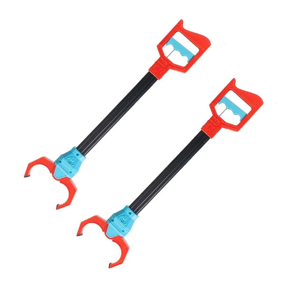 2-Piece Robot Claw Grabber Toy Set, Red and Blue