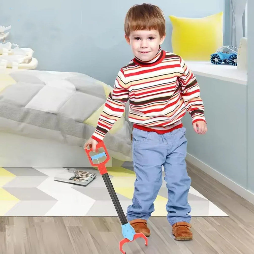 2-Piece Robot Claw Grabber Toy Set, Red and Blue