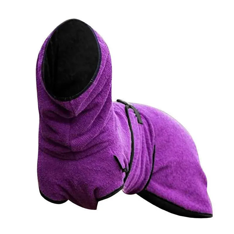 Dog Puppy Hoodies Jacket Solid Coat Pet Winter Soft Warm Clothes