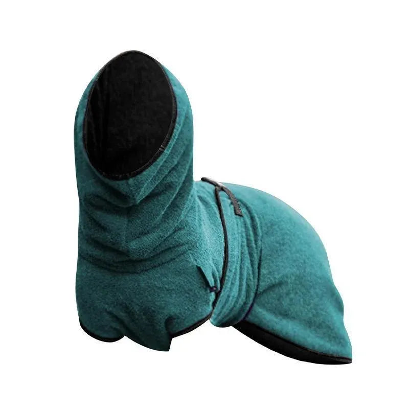 Dog Puppy Hoodies Jacket Solid Coat Pet Winter Soft Warm Clothes
