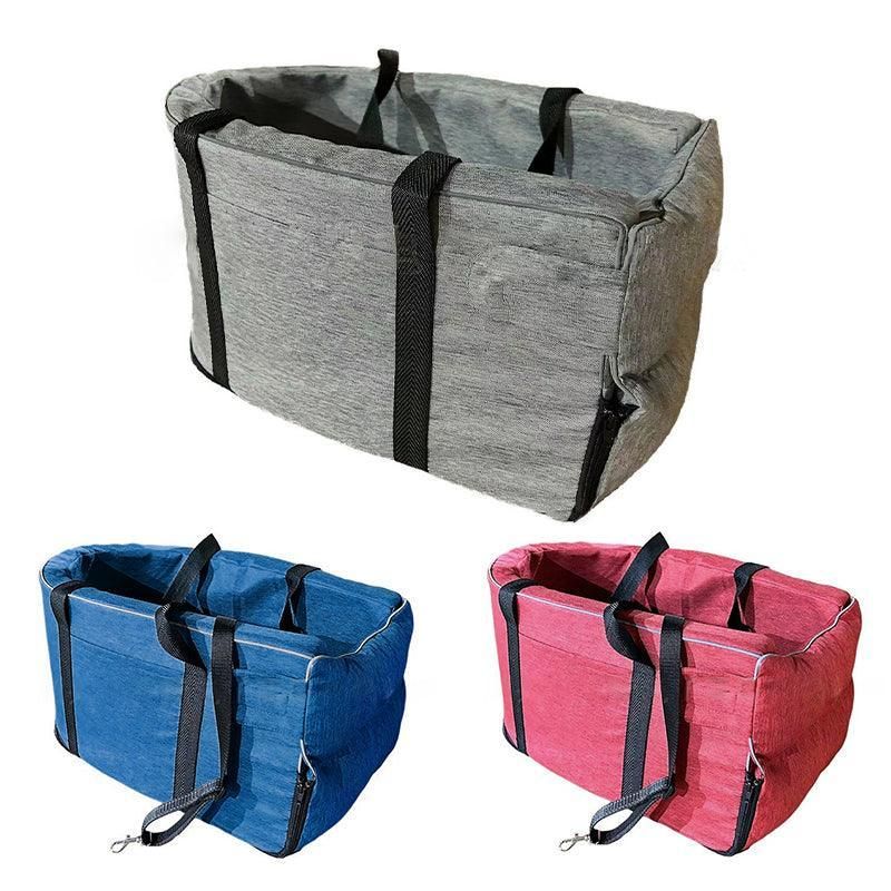 Car Pet Seat Auto Seat Center Console Dog Cat Nest Pad Removable Pet