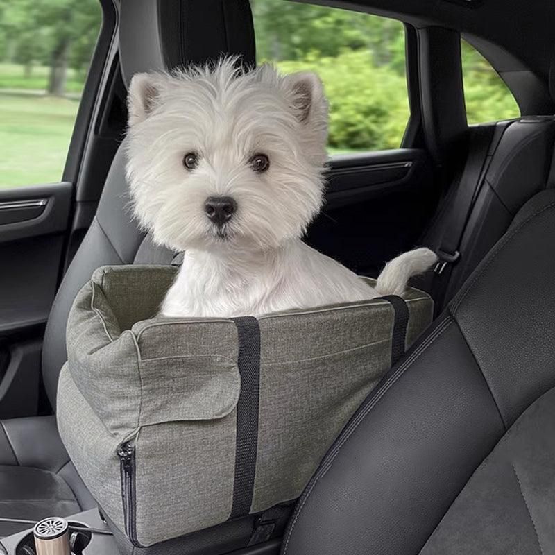 Car Pet Seat Auto Seat Center Console Dog Cat Nest Pad Removable Pet
