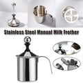 Stainless Steel Manual Milk Frother Pitcher, 400 ml