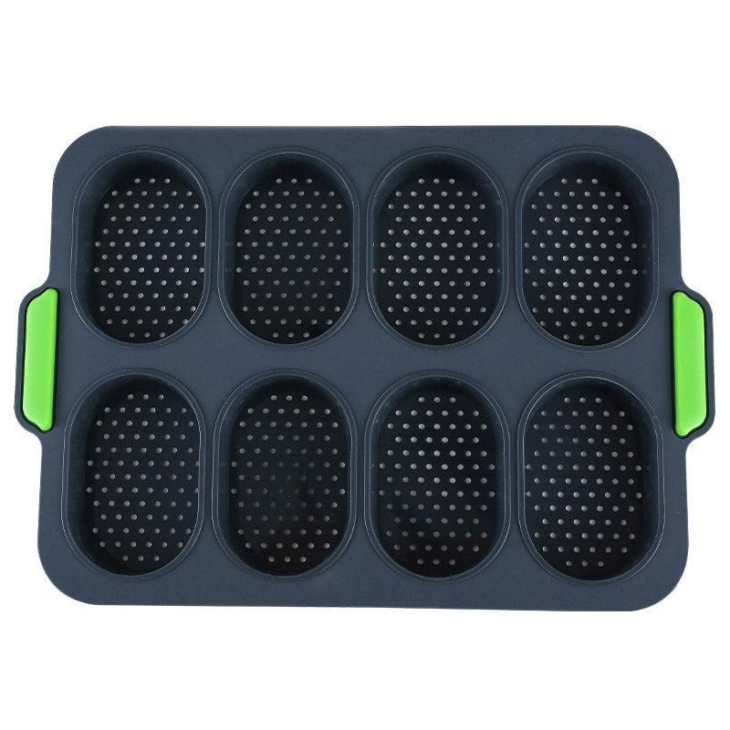 Silicone Oval Cake Mould, 8 Cavity