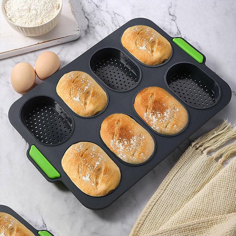 Silicone Oval Cake Mould, 8 Cavity