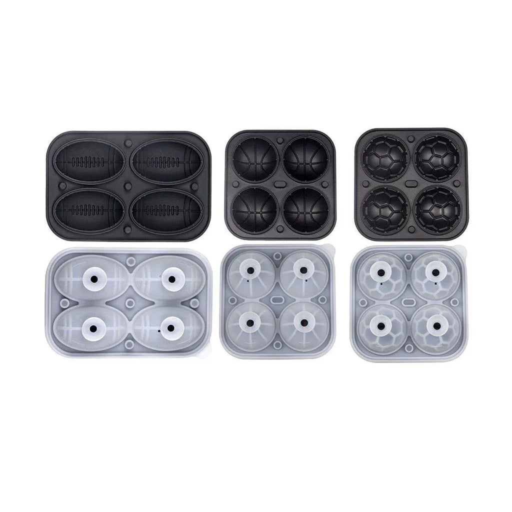 Silicone Basketball Ice Ball Mould with Lid