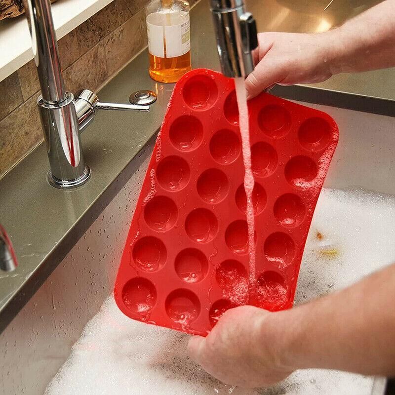 Silicone Mini Cupcake Mould, 24 Cavity