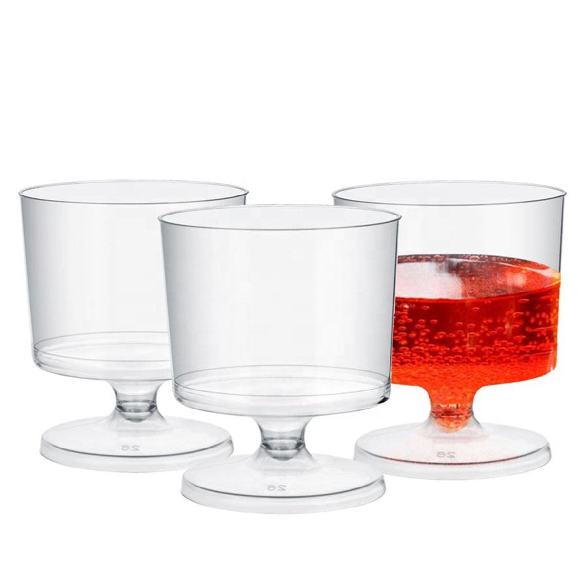 Clear Hard Plastic Dessert Cups, 30 Pack, 7 oz