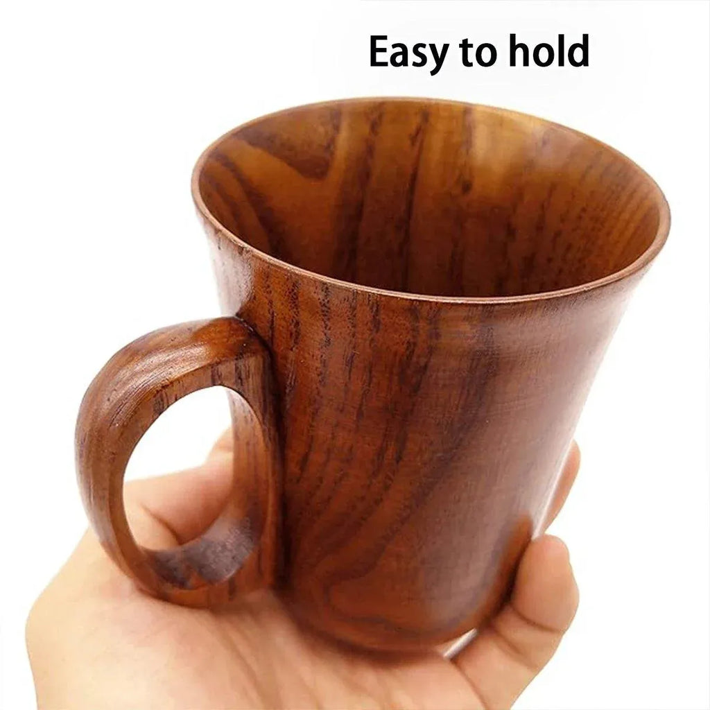 Solid Wood Tea and Coffee Cup, 260 ml