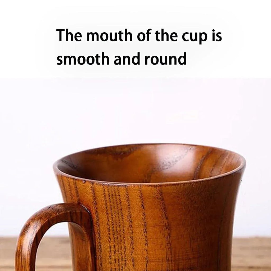 Solid Wood Tea and Coffee Cup, 260 ml