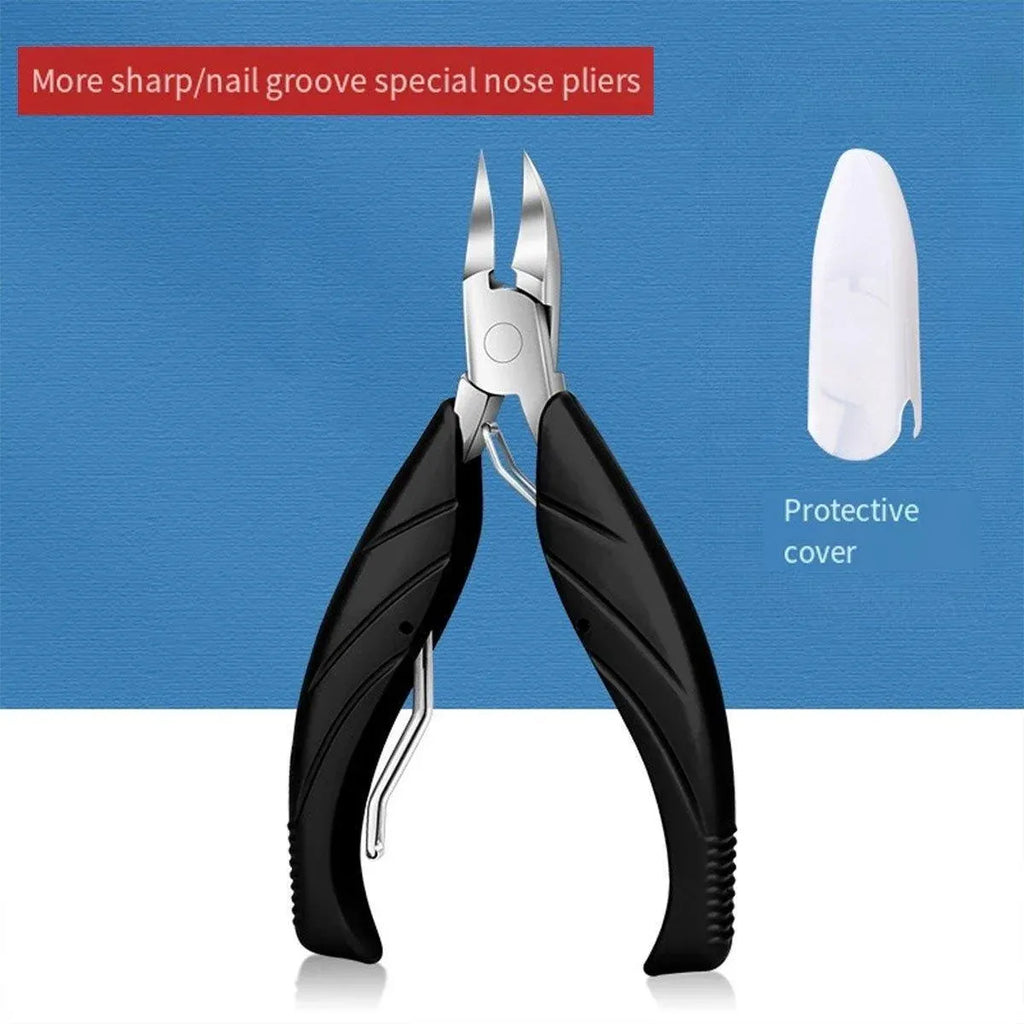 Stainless Steel Nail Clipper and Manicure Set with Case